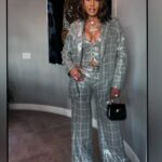 Vivica A. Fox Instagram - GM Dawlings! Yesterday's SLAY for the @hollywoodreporter @lifetimetv breakfast event! Rocking @retrofete 3 piece suit @versace bag @ysl platforms @bigothejeweler Vivica necklace @candyicejewelry earrings Makeup/Pix @lbbeautybar Hair @kenyaonhair #LifeIsGood #GodIsGood #Blessed #Respect #VivicaFoxHair #TeamVivica #TeamFox #MyGrindDontStop #LegitimateCareers #BossMoves #LoveWins #Actress #Producer #ClassicBadChick 🔥🖤💙👸🏽🎬🤑🔥 Los Angeles, California