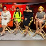 Vivica A. Fox Instagram - GM Dawlings! Time for a NEW episode of @intheblacknetwork FAB & FUN talkshow "CROWNED" Check out ya QUEENS @chanelnicolescott @msvfox @syleenajohnson @starringlorel as we chat about "Freedom OR Foolishness?" #CROWNED is streaming NOW on @intheblacknetwork @rokuplayer @Samsung #Firestick ENJOY! Viv's Rocking @mewmewsofficial dress @Louboutin shoes @bigothejeweler Fox necklace Makeup @lbbeautybar Hair @Kenyaonhair #LifeIsGood #GodIsGood #Blessed #Respect #GurlPower #VivicaFoxHair #TeamVivica #TeamFox #MyGrindDontStop #LegitimateCareers #Hosts #FINERWOMANHOOD #ClassicBadChicks 🔥👸🏽💙🤑🔥 Los Angeles, California