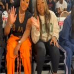 Vivica A. Fox Instagram - GM Dawlings! #ABOUTLASTNITE We had a time last night! FUNTIMES @lvaces game #2 @wnba championship finals! MUCH LUV to LEGEND @ccooper14 DA REAL #MVP @aja22wilson & my gurl @cgray209 WHAT A WIN! Thanks @keri.___ 4 the AWESOME courtside seats! I do not own this music. Viv's Rocking @bellofcalifornia pants #BMF shirt by @vanelisasproducti @sergiorossi boots @versace bag @candyicejewelry Makeup @lbbeautybar Hair @kenyaonhair #LifeIsGood #GodIsGood #Blessed #Respect #GurlPower #VivicaFoxHair #TeamVivica #TeamFox #MyGrindDontStop #LegitimateCareers #BossMoves #LoveWins #TheW #GOACES #JuwannaMan #ClassicBadChicks 🔥🖤💖🏀👸🏽👸🏻🤑🔥 Las Vegas, Nevada