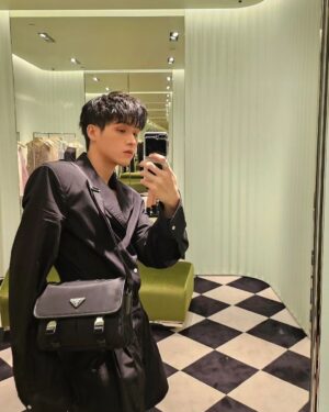 Wongravee Nateetorn Instagram - 🖤

Beginning with simplicity.
#PRADASS24
#PRADA
@Prada