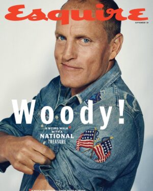Woody Harrelson Instagram - Cover of esquire!  Im as surprised as you are! My inner fashionista has been awakened!
Thank you to Jay Fielden
Photographer: Marc Hom (@marchomstudio)
Production: Kara Glynn
Casting: Randi Peck
Styling: Nick Sullivan
Grooming: Kumi Craig using La Mer for the Wall Group
Editor in Chief - Michael Sebastian 
Shot at Artists for Humanity EpiCenter, Boston