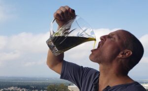 Woody Harrelson Instagram - Nectar of the gods.... fresh pressed extra virgin (when virgin just ain't enough!) olive oil  Puglia, Italy