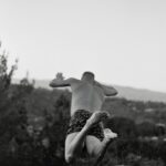 Woody Harrelson Instagram - My friend Maya Moverman took this pic of me jumping off my balcony into pool in LA. She's a grt photographer and yoga teacher.