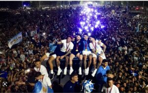 Woody Harrelson Instagram - Congratulations Argentina!! A well-deserved hero’s welcome! Twas truly the greatest match I ever saw! Photo by @tomifcuesta