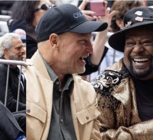 Woody Harrelson Instagram - With George Clinton!! At the Red Hot Chili Peppers star on the Hollywood walk of fame ceremony..
What a privilege to meet the godfather of funk...