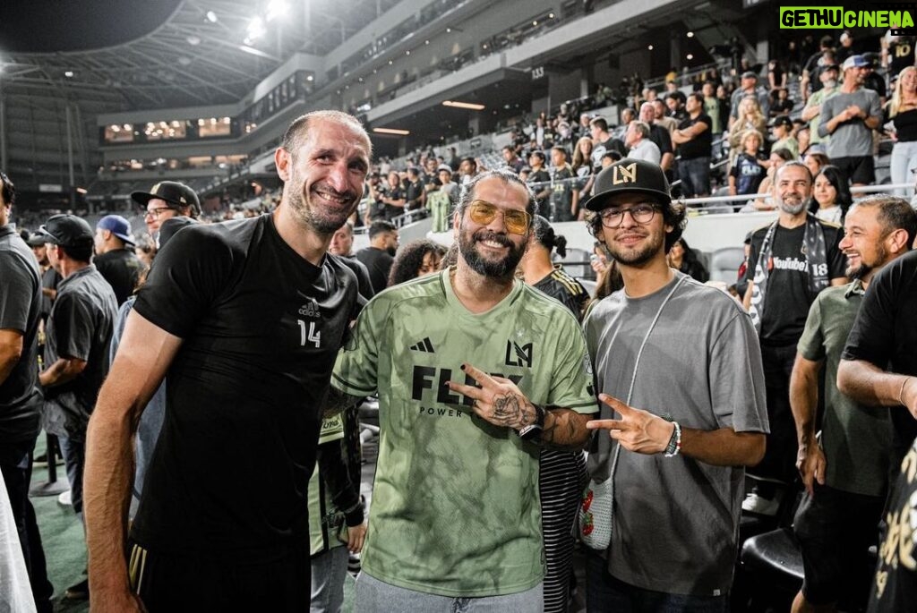Xolo Mariduena Instagram - Always happy to come back home to @lafc. Shoutout to @lafc_soccerhead for the jacket as well, nothing like celebrating with the crew! Ángel and I are wearing the same underwear.