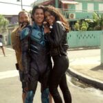 Xolo Mariduena Instagram - Blue Beetle is sacred to me, from the family you see on screen to the ones i made off, this movie has tore me down and built me back up in ways I’ll never be able to articulate. To celebrate this moment behind closed doors has been one of the most formative moments of my life but it helped me realize, there is no dollar sign, no tweet, no headline, that can quantify the feeling inside a child who sees their ancestry is heroic. This is for all of our inner child. Thank you for everyone who supported and showed out, the response has been overwhelmingly positive and there isn’t a week that passes by without thinking of the Blue Beetle Battalion!! Here are a few (of im sure many) photos to come of this movie!! You’re all superhero’s cabrones! Ashe
