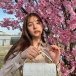 Yuko Araki Instagram - 👜🌸♡💕💓 bag : @dior tops : @rokhofficial bottom : @johnlawrencesullivan_official ring : @dior necklace : @enasoluna_official #fashion #ootd #bag #dior #sakura 🌸　 #diorjoaillerie #supportedbydior ♡