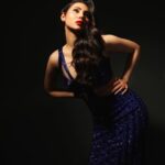 Zara Khan Instagram - Shining like Saturn 🪐 💙… . . . Styled by @hitendrakapopara Outfit @dlmayaofficial Styling team @tanyakalraaa @nidhi_harsora21 @shiks_gupta25 Shot by @ajayjangidphotography Makeup @vishakhadjain Hair @chettiarqueensly