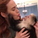 Sarah Paulson Instagram - The greatest day of my life. Love Petunia. #Ratched