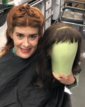 Sarah Paulson Instagram - The head nurse. I loved working with Judy Davis so much that I brought her with me everywhere on set. #Ratched