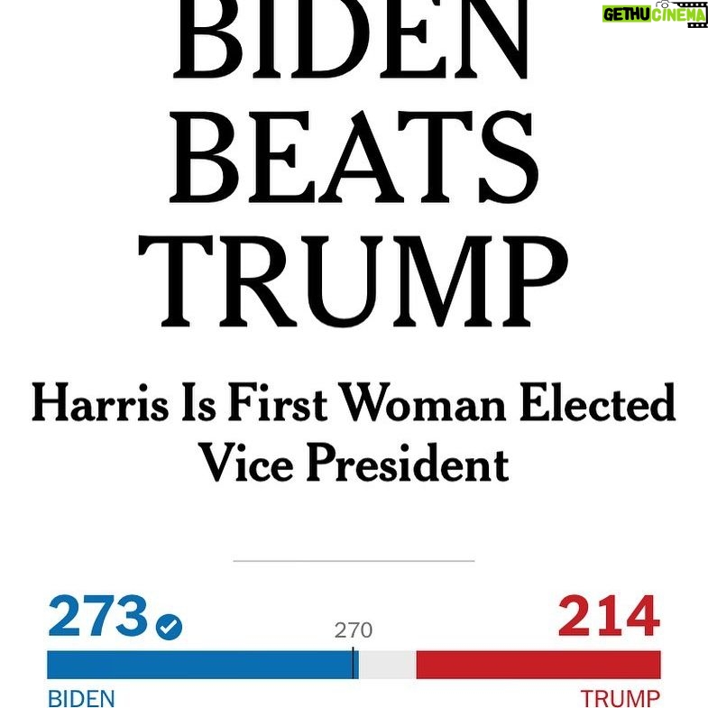 Sarah Paulson Instagram - Weeping with joy. @joebiden @kamalaharris 
“History says don’t hope
On this side of the grave.
But then, once in a lifetime 
The longed for tidal wave
Of justice can rise up
And hope and history rhyme”
Seamus Heaney