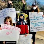 Sarah Paulson Instagram - Repost @glennondoyle with @get_repost
・・・
This is my sister and her family outside of their Virginia home today.

Here is her post:

“I think a good way to stand with MLK Jr today is to spend some time researching and following leaders who are working in the civil rights movement of now. 

Statistically, white people like to venerate civil rights leaders when they are dead. 

We do not generally stand with them while they are living and demanding change to the status quo. 

(Only 30% of white people approved of MLK Jr. when he was alive and demanding change.  But we like to imagine we’d have been marching with him then.) 

If we want to push forward and honor the Reverend’s sacred legacy of “the urgency of now” let’s stand with and for our civil rights leaders of today. 

As you do your research, may I suggest starting with Black women?” 

If you’d like to, start here:

@taranajaneen 
@yabablay 
@luvvie 
@mspackyetti 
@professor_crunk 
@carichampion 
@elainewelteroth 
@staceyabrams 
@arielleestoria 
@austinchanning 
@sonyareneetaylor 
@joyannreid 
@jemelehill 
@kerrywashington 
@kamalaharris 
@badassboz 
@amandascgorman 
@onetakestace 
@isabelwilkerson 
@giapeppers 
@angelarye 
@angelicaross 
@abbydphillip 
@ayannapressley 
@layshiac 
@portia.noir 
@rachel.cargle 
@lisasharper 
@fabkasi 

*If you decide to follow these women, please commit to doing so as a humble, respectful, quiet learner and listener. Thank you.