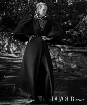 Sarah Paulson Instagram - No eyebrows but make it fashion. 
Thank you to everyone @dujourmedia for a wild day, WAY outside my comfort zone. (Eyebrows courtesy of Linda Tripp) 

Photography: @maxabadian
Words: @natashawolff
Stylist: @karlawelchstylist
Hair: @hairbyadir
Makeup: @adambreuchaud
Creative Director: @alexanderwolf @kristiestreicher