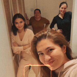 Julia Montes Instagram - More than 10 yrs of friendship ❤️ love you girls @bernardokath @dimplesromana @danix8