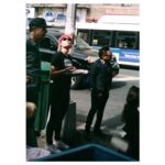 Olivia Wilde Instagram - No idea who took this but I miss NYC and the lower halves of your faces @webb888 & @libatique ♥️