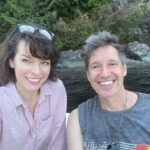 Milla Jovovich Instagram - What an incredible day we had taking the kids on a gorgeous boat tour of #Indianarm in Vancouver with Mike @indianarmcharters! We had so much fun finding nice spots to swim by the waterfalls and Mike has a bbq on his boat, so my hubby grilled up some burgers right there on the water! It was truly a magical and unforgettable trip.✨