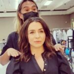 Caterina Scorsone Instagram – Getting ready for Grey’s Anatomy Season 18 premiere like…  @greysabc @cutmarc @taiyoungstyle #greysanatomy