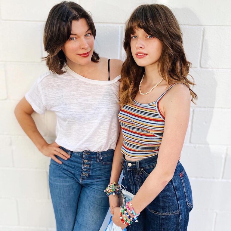 Milla Jovovich Instagram - New  mommy/daughter haircuts by our amazing girl @stizzyho at her new salon @cutlerwesthollywood!! Thanks again for rockin us mama!!