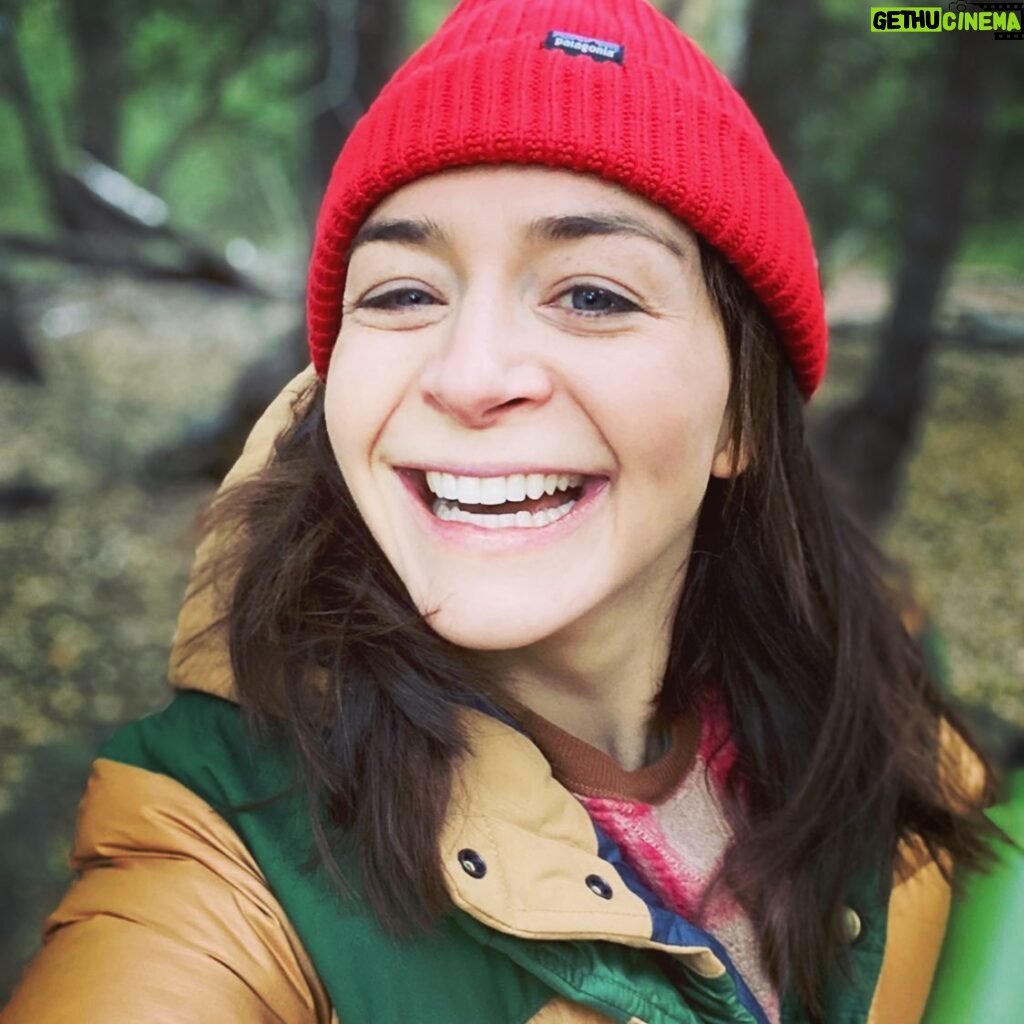 Caterina Scorsone Instagram - Helped chaperone a three day camping trip with 24 nine year olds. Was Nerve-cited at first, but took some deep breaths into my belly and felt my feet on the forest floor and noticed all the things I felt grateful for about myself and the people on the trip, and then I just felt Cited.
Favorite quote of the trip: “I think we all learned an important lesson here today…. always be on the lookout for quicksand”. -Thank you nine year old. I will keep that nugget in mind. 🏕❤️