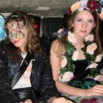 Milla Jovovich Instagram - Happy Halloween weekend🎃🎃🎃🎃
Dropping the three amigos off at their school dance and then off to @brownstonedesigns for some mom time with my ladies!!🥳🥳🥳