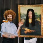 Jennylyn Mercado Instagram - We don’t make mistakes, just happy accidents!
#halloween2021 #bobross #monalisa