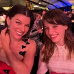 Milla Jovovich Instagram - What a gorgeous night for @amfar with my beautiful family! It’s been 22 years that I’ve been helping raise awareness for @amfar’s amazing fundraising to support AIDS research and now COVID research as well. I was so proud to have my husband  and my daughter with me to celebrate this gorgeous event and it was such an honor to wear a couture @jeremyscott gown and cheer him on when he received his award for all the amazing work he’s done with the organization! #amfar #makeaidshistory #makecovidhistory