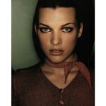 Milla Jovovich Instagram – Throw Back Thursday 
I have decided it’s time to acknowledge all the wonderful creatives I have worked with over the years. If there are posts i make that are either missing  some credits of those talented wonders I have been honored to work with, please let me know. And if I have incorrectly credited others please correct and forgive me. After giving birth to three girls my memory is a little foggy!! 

This image is from a campaign I shot for @blumarine with the brilliant photographer 
Juergen Teller 
Make up by one of my all time favorites, @dickpageface 
hair by the talented @neilmoodie styled by the coolest ever @venetialscott 
art directed by the sweetest @rossellatarabinivasilas 

♥️ #jeurgenteller #blumarine #venetiascott #dickpage #neilmoodie #millajovovich
