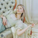 Aurora Aksnes Instagram - This year I made a little baby.
And I can’t wait for you to meet her.
“The gods we can touch”
Will soon be yours!! Meeeep. I am so excited✨🥂✨
Also I can’t wait to open up this whole world for you, so you can enter it and come live here with me. The very first taste of it will be in my little livestream show in January.🩸🗡
Sending love to you all, POFF PAFF PIFF - and I hope you’re taking care of yourself. 🖤 I am trying my best to take care of myself too!! 
Very relaxed photo taken by @_xinli_