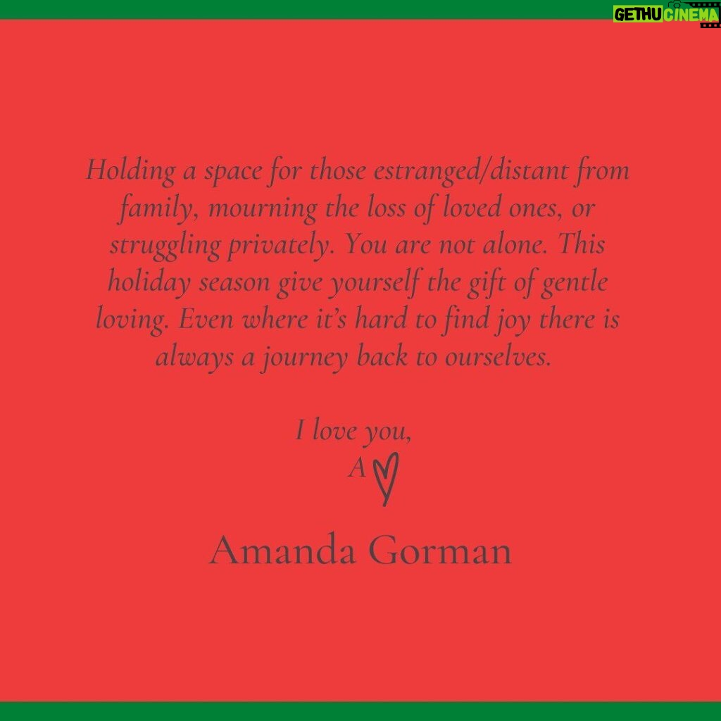 Amanda Gorman Instagram -