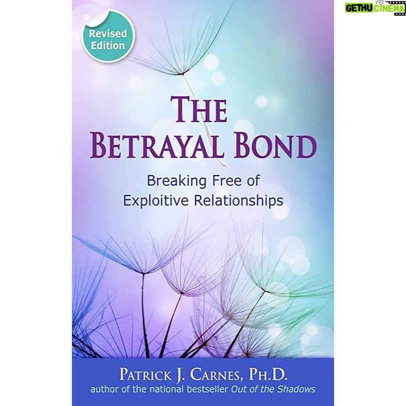 Leah Remini Instagram - One of the questions I get asked the most (besides “where is Shelly Miscavige?”) is “Why did you stay in Scientology for so long?” 

To understand trauma bonding, I found this book, “The Betrayal Bond”, by Dr. Patrick Carnes, to be heartbreaking and revealing.

This book helped to answer questions as to why someone would stay in any sort of abusive relationship (romantic, friendship, a cult) and be exploited and manipulated.

#mondayreset