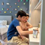 Jennylyn Mercado Instagram - We may not be able to do things tulad ng dati dahil sa pandemic but this shouldn’t stop us from setting goals this 2022 and continue on improving ourselves. Kaya I made sure that Jazz will have something to aspire for and look forward to ngayong taon, even small wins lang.

So we sat down and I challenged him to make a list of his goals this year na dapat ma-accomplish niya most if not all. So, he listed down:

✅ Wall climbing
✅ More walks with our dogs
✅ Learn more arts and crafts (making bracelets etc)
✅ Learn boxing

For sure kayang kaya to ni Jazz especially with the help of Nutriboost everyday. May vitamins, zinc, and calcium ito kaya sure na boosted siya to achieve all these, siyempre alongside proper diet and exercise.

How about you? May 2022 goals na ba kayo? Share niyo sa comments below! Achieve them with Nutriboost, available in all supermarkets and grocery stores nationwide. To order online go to www.cokebeverages.ph/18-dairy #GATAStayBoosted