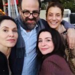 Caterina Scorsone Instagram – Repost from @amybrenneman
•
Sooooo… this is what happens when friends show up. Some of us live far away now, some of us have been shooting in South Africa for five months, some of us are in a play at @geffenplayhouse… but we keep showing up for each other and always will.  Amen. 
@katewalsh @caterinascorsone @pauladelstein @sergiowastaken @stephendivenere