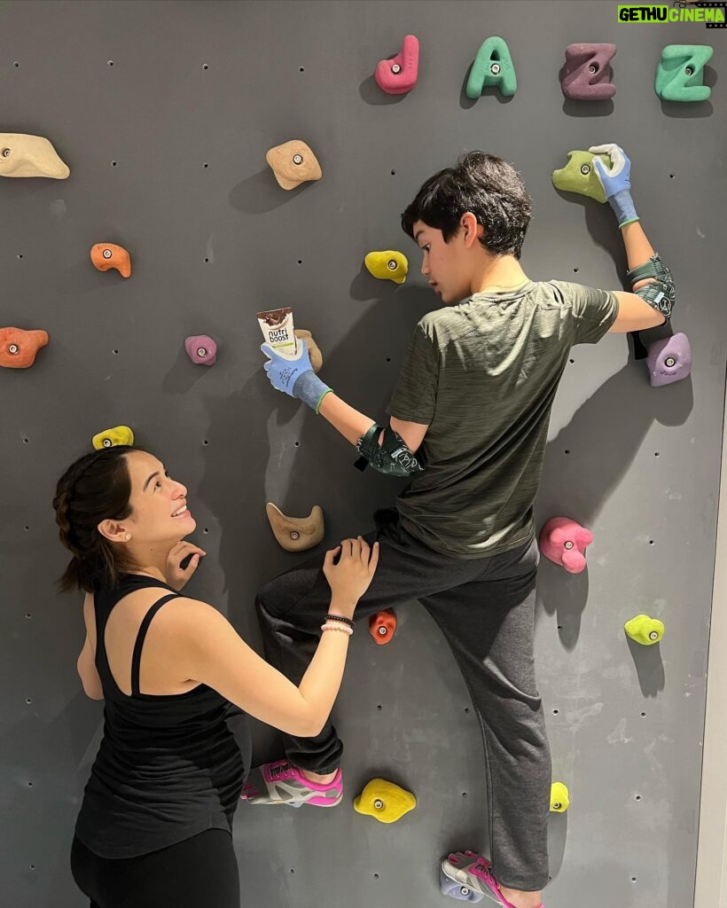 Jennylyn Mercado Instagram - Matagal ng gusto subukan ni Jazz magwallclimbing kaya lang dahil pandemic e ayaw ko naman irisk na lumabas sya. Kaya naman, why not dalhin ang wall climbing sa room nya? Why not di ba? lol

Kaya check na naman ang isa sa kanyang goals this year! Naku gusto ata maging Spider-Man nito! Talagang boosted sya dahil bukod sa exercise na ito, he drinks Nutriboost with vitamins, zinc, and calcium everyday!

Any ideas on how to stay fit and stay active kahit nasa bahay? Let us know! 

If you #GATAStayBoosted like Jazz, try Nutriboost now! Available in all supermarkets and grocery stores nationwide, or order online at https://www.cokebeverages.ph/18-dairy!