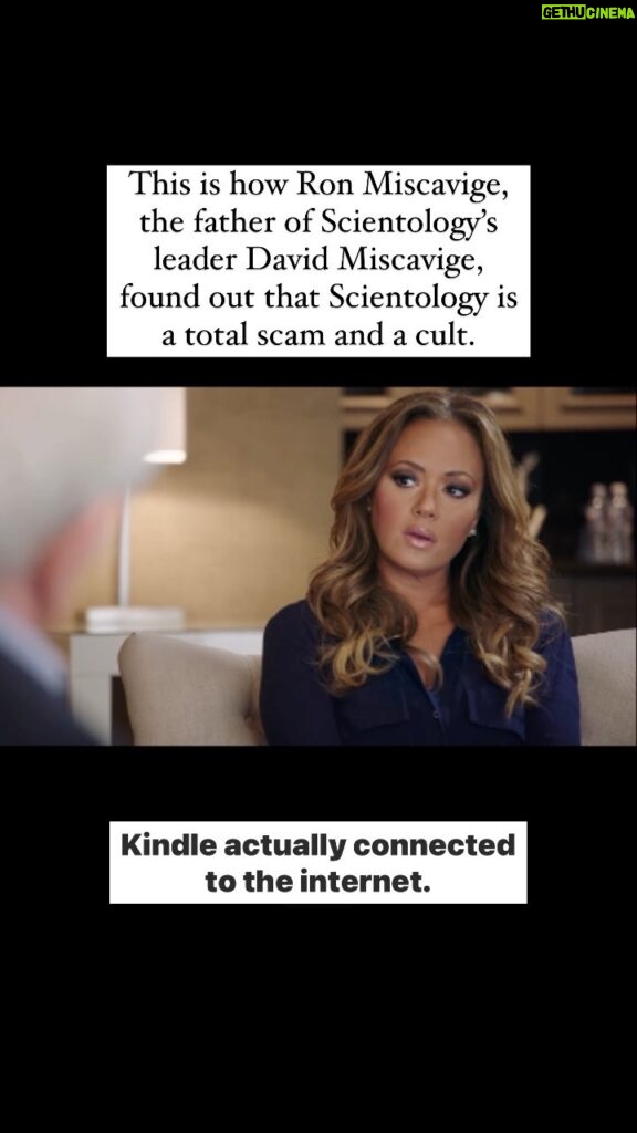 Leah Remini Instagram - For most people this level of isolation and control is unfathomable. But for Scientologists, this is par for the course. If David Miscavige was treating his own father this way, imagine how badly others are being treated.