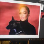 Tessa Thompson Instagram - I love lipstick! I often wear it around my house alone. I always have. So it was a delight to make this with @armanibeauty .  The color range is giving versatility (something for every mood   skin tone), they are easy to apply, and very long-lasting (vital when you need to pop a mask on). My lip color, my power! 💄Swipe for some behind le scenes! 
 #Armanibeauty #ArmaniLipPower #ArmanibeautyPartner.