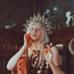 Aurora Aksnes Instagram - Thank you for all the love for «the woman i am» ✨🌞🌙
Photo by @_xinli_ 
Dress by @viktoriaaksnes 
Beauty by @mirandaaksnes