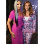 Leah Remini Instagram - Seven looks for seven shows! Loved being back in New York with my bestie @michellevisage to guest host Wendy Williams again! 

Makeup: @crabichuk 
Hair: @stefanie_thestylist 
Stylist: @highheelprncess