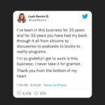 Leah Remini Instagram - Yesterday, I started filming season 3 of People Puzzler. I’m also filming episodes of So You Think You Can Dance simultaneously. I love to work and love that I get to earn a living by entertaining and informing people. Thank you for your loyalty, love, and support.