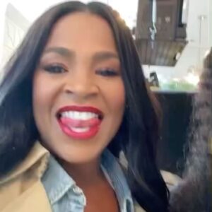 Nia Long Instagram - Red lips, badass bitches and a guy. #thebestmanfinalchapters