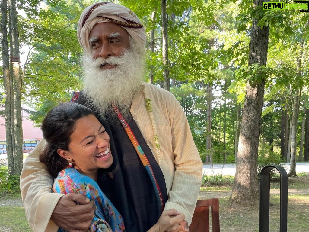 Gina Rodriguez Instagram - My husband gave me an extraordinary experience last night. His work with the @isha.foundation has moved our household. And last night was nothing short of magic hearing @sadhguru speak, answer questions and inform us about the need for us all to #SAVESOIL for the future of everyone. @consciousplanet #savesoil