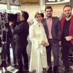 Elham Hamidi Instagram - با همكاران قديمى و عزيز در فیلم تخته گاز