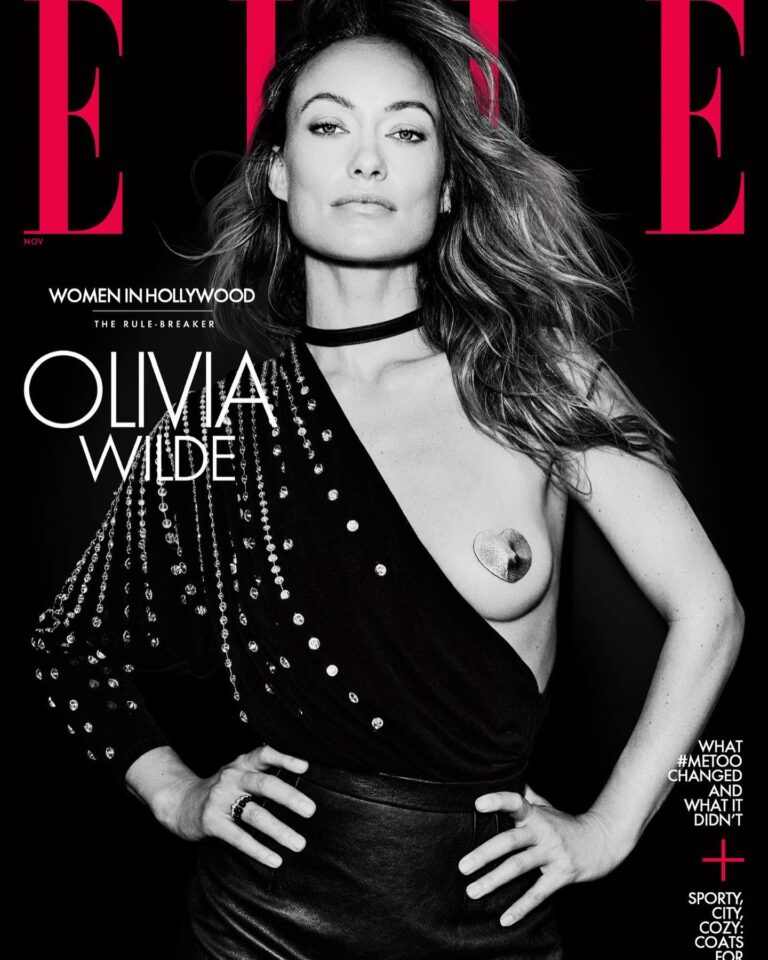 Olivia Wilde Instagram - An honor and a thrill to be one of Elle’s Women In Hollywood honorees, along with @michelleyeoh_official, @issarae, @zoeisabellakravitz, @annehathaway, @arianadebose, @sydney_sweeney and Sigourney Weaver. 

Editor-in-Chief: Nina Garcia @ninagarcia 
Photographer: Cass Bird @cassblackbird 
Writer: Véronique Hyland @niquepeeks 
Fashion Director: Alex White @alexwhiteedits 
Dress: Gucci @gucci 
Hair: Mara Roszak for RŌZ @mararoszak @rozhair 
Makeup: Melanie Inglessis for Armani Beauty @melaniemakeup @armanibeauty 
#ellewih