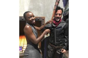 Danai Gurira Instagram - 2012 ➡️ 2022. 

10 years ago today on October 14th, 2012, Michonne made her first appearance on #TheWalkingDead. I love this chick, and playing her on screen has been one of the greatest privileges of my life. None of this would have been possible without the overwhelming love and support from all of you. And my incredible #TWDFamily. So many amazing memories. I can’t express my gratitude enough. And we ain’t done quite yet 😉