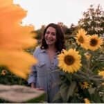 Caterina Scorsone Instagram – Harvest Time. Happy Fall. Mother Earth is the best Mom in the whole Galaxy. 🍁🌻🍎🌽🍂🌍❤️📸 @howcarolinecarolines