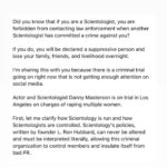 Leah Remini Instagram - Please read this thread and share it in your stories. If you care about combatting Scientology, bringing attention to this trial is one of the most important things you can do.