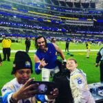 Ella McKenzie Instagram – Such a fun day @rams @theguardgg #RamsHouse thank you!!!! 

-always representing @theblacklabel