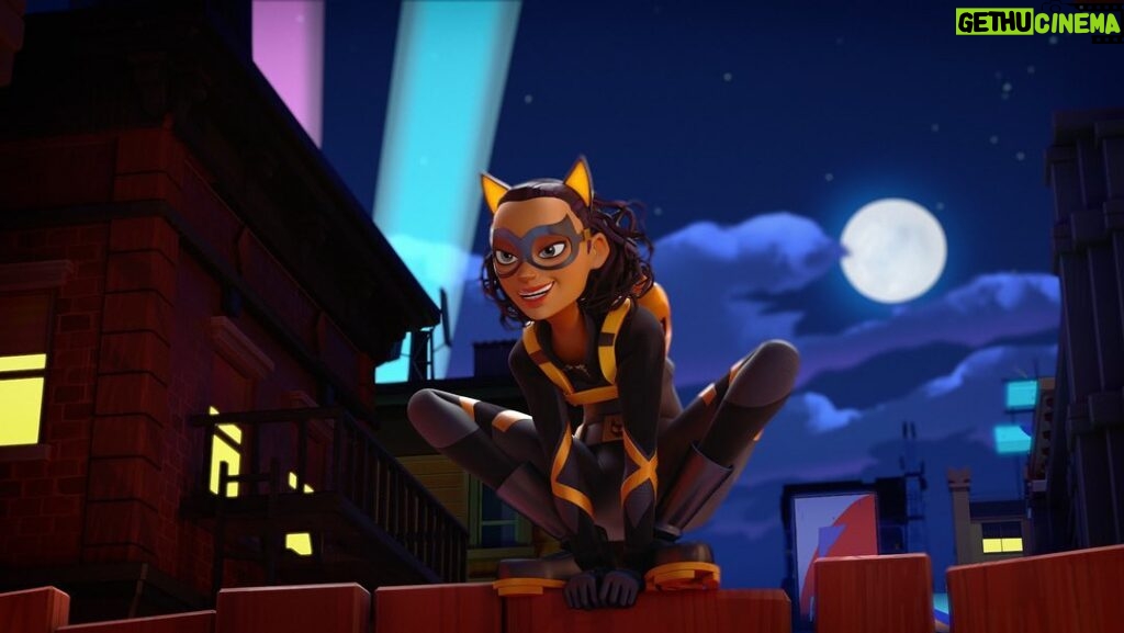 Gina Rodriguez Instagram - THIS IS AWESOME! I got the incredible honor of playing Catwoman🐈 Catwoman will make her first appearance in “Batwheels” in the episode titled, “Rev and Let Rev” premieres Monday, Nov. 21 at 10:00 a.m. on Cartoon Network’s @Cartoonito block and stream next day on the Cartoonito hub on HBO Max. #Batwheels @hbomax