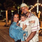 Stéphanie Durant Instagram - Family portait 💚 Nous 3 sinon rien ✨