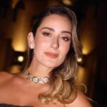 Amina Khalil Instagram - Last night at @voguearabia annual Ball of Arabia ! 
What a night ! ⭐️✨
Styled by @carolfull 
Dress by @ramikadi 
Jewels by @bulgari 
MUA @hindash 
Hair @maggiesemaan and a very very special thank you to @humanagementme and my managers at @ginger__tm